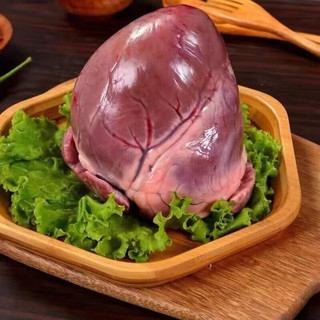 恺蒂鲜新鲜猪心生猪心猪内脏整只猪心发货熟食饭店食材 整只猪心1斤装