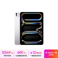 苹果 Apple iPad Pro 2024款 M4版 11英寸 平板电脑 无线局域网机型 1TB 银色