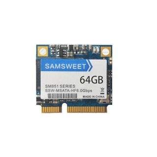 SAMSWEETSSD固态硬盘笔记本电脑台式机 MSATA MiniSata HF 半高SATA 256G Msata 半高64GB