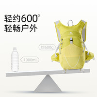 CAMEL骆驼双肩包男女士徒步户外轻量化骑行包旅行旅游登山包轻便背包 轻便透气，减压背负，黑色1152253010E