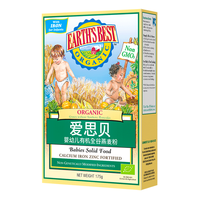 EARTH'S BEST 婴幼儿有机米粉 国行版