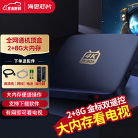 赛米尼 SAIMINI 电视盒子wifi直连家用网络机顶盒魔盒4K高清播放器无线投屏全网通盒子 【2+