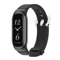 mijobs 适用小米手环9/8表带硅胶腕带智能配件运动金属替换带男女快拆连接器8nfc版手腕带冬天配饰diy小码小号S码