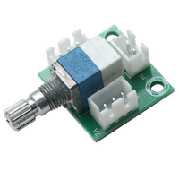 丢石头 双联50K电位器 XH-M183电位器模块 网络配件 带开关双声道音响音量调节板 B503 1盒