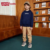 【加绒】Levi's李维斯儿童男童长裤童装2025冬季新款卫裤男裤裤子