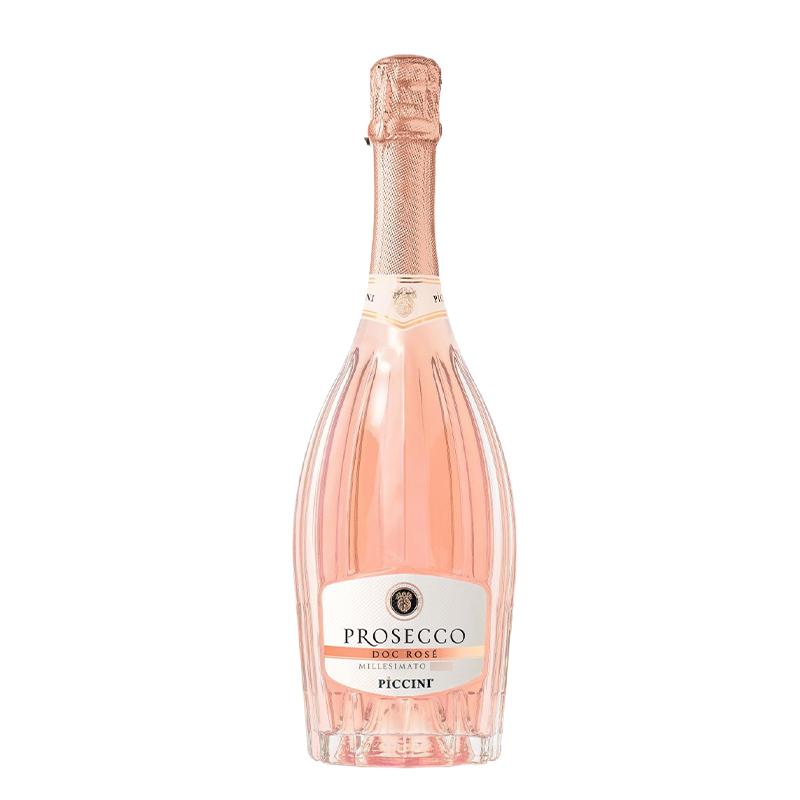 彼奇尼（PICCINI）普罗塞克桃红干型起泡酒低醇白葡萄酒750ml 意大利原瓶 单瓶装