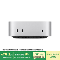 苹果 Apple 电脑/2024MacminiM4银色(10 10核)24G256G台式电脑主机Z1CF0003C