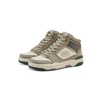  SKECHERS/斯凯奇 拉链中帮 儿童板鞋  灰褐色（尺码偏大） 28.5