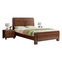 中伟(ZHONGWEI)实木床头柜卧室家具收纳柜子公寓床配套床头柜