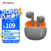 魅族 MEIZU Air 半入耳式真无线动圈降噪蓝牙耳机 宇航灰