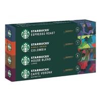 STARBUCKS 星巴克 NESPRESSO意式浓缩美式咖啡胶囊兼容小米心想胶囊咖啡机 咖啡胶囊10盒装
