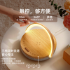 几光 蓝牙音箱无线充电音乐台灯家用便携高音质桌面创意男女公司毕业氛围灯白噪音音响 橡木直纹