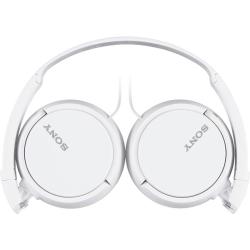 索尼 MDR-ZX110AP 耳罩式头戴式有线耳机 白色