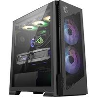 微星(MSI)MPG VELOX 300R AIRFLOW PZ 刀锋300黑色机箱(预装风扇/360冷排/前置Type-C/ARGB控制器)