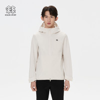 KOLON SPORT 可隆男士2L防水夹克防风户外连帽外套透湿冲锋衣1级