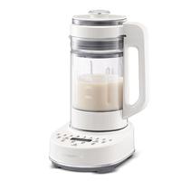 摩飞电器（Morphyrichards）柔音破壁机家用全自动豆浆机水豆分离免煮免泡料理机变频降噪预约保温大容量榨汁机MR8202 椰奶白