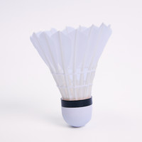 红双喜店 鹅毛羽毛球6只12只装优质专业稳定耐打鹅毛羽毛