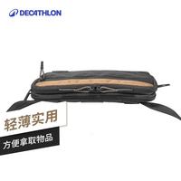 迪卡侬户外男跑步运动旅行斜挎包多功能腰包手机包贴身
