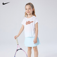NIKE 耐克 童装女童背心+短裙2件套2025夏季儿童莫代尔带安全裤套装