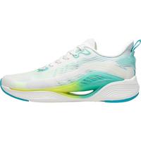 XTEP 特步 氢风科技5.0 男子跑鞋 878119110028 帆白/新荧光绿/极光绿 40