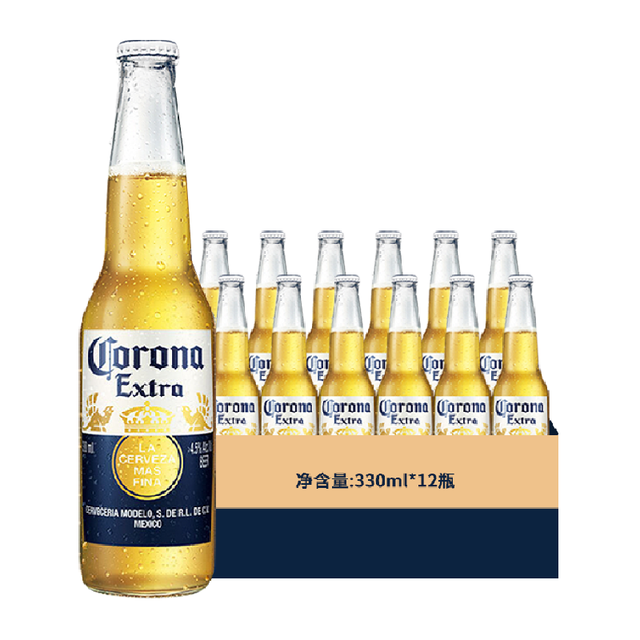 Corona 科罗娜 特级啤酒11.3°P墨西哥风味拉格 360ml*24瓶
