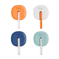 plazotta seit 1893 粘钩厨房墙壁贴免打孔壁挂承重勾子吸盘挂钩 四色 四个装