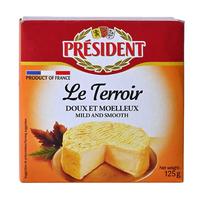总统(President)法国乡村奶酪芝士 125g*2 天然原制奶酪 早餐 西餐佐餐 乡村奶酪125g*2
