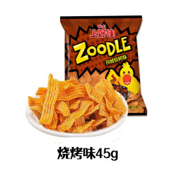 上好佳 干脆面孜然烧烤味45g出游追剧膨化休闲小吃零食方便面