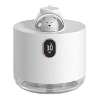 栢启歆加湿器小型迷你卧室小夜灯充电便携办公室补水喷雾机太空舱自动断电加湿器送男女生 太空船加湿器【白色】