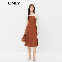 ONLY秋冬气质针织套装长袖荷叶裙显瘦连衣裙女|123307025 SA6