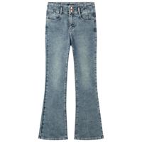 森马森柔牛仔牛仔裤女喇叭裤24冬抓毛拖地裤109724124002 31 牛仔黄泥染80325