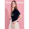Juicy Couture 橘滋 25夏款莱赛尔板球律动复古学院提花修身翻领针织衫女
