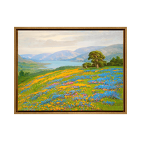 艺术家的礼物 ARTGIFT 杰克逊名作复刻版画 加利福尼亚的春天 XS:35x45cm 柚木框