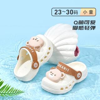 25年夏季儿童凉鞋男童女童透气舒适休闲轻便儿童两穿洞洞鞋