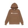 Champion 男式松弛极简休闲风字母印花LOGO套头连帽卫衣