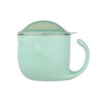 中亲 儿童餐具套装316L不锈钢宝宝辅食牛奶杯防烫防摔喝水杯