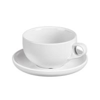 咖啡杯家用精致带杯碟中式轻奢高档精致高颜值陶瓷杯拉花拿铁杯