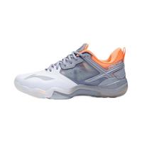 LI-NING 李宁 音爆OP 男子羽毛球鞋 AYZQ009-4 凝雪灰/标准白 44