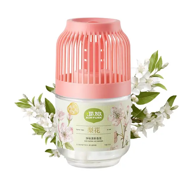 air funk空气清新剂室内香薰香氛小香墩卧室厕所卫生间除臭除异味 梨花香
