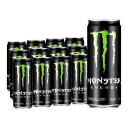 Monster Energy 维生素饮料摩登罐 原味 330ml*12罐 27年6月到期