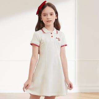 【珠地布POLO裙】女童春夏休闲运动T恤裙公主裙