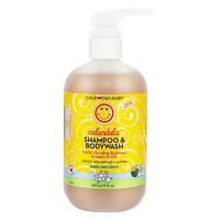 88VIP：加州宝宝 新生宝宝洗发沐浴露二合一金盏花婴儿洗头沐浴液儿童0岁可用562ml