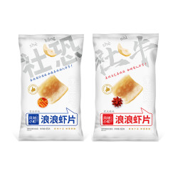 风味小町 浪浪虾片 65g*2 单纯虾味+有点辣味