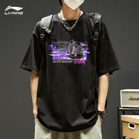 LI-NING/李宁 纯棉透气 男士短袖T恤