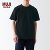 MUJI 無印良品 男式粗棉线天竺编织短袖T恤 ABA18A2S