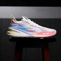 361°BIG3 5.0 Pro篮球鞋男鞋2025夏季透气减震防滑专业实战球鞋男 【风起】羽毛白/奶酪黄 44