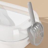 虹起 猫砂盆超大号封闭式猫屎盆防带砂厕所防外溅猫咪用品大全半封闭