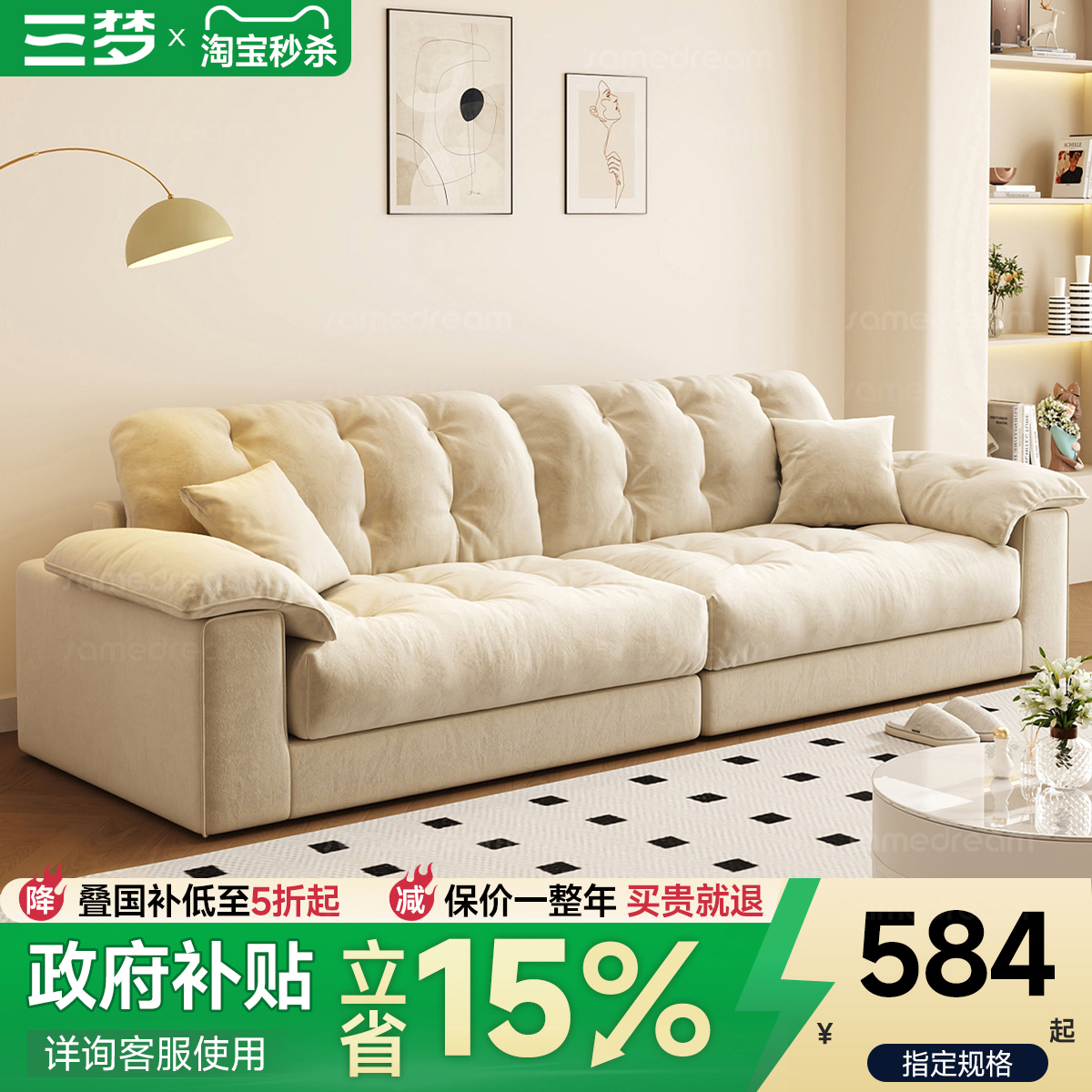 经典款⭐深灰色【抗菌猫抓布+45D高弹海绵】