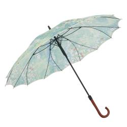 vonlilienfeld 长柄伞大号自动雨伞女生暴雨伞防风加固结实双人伞 一片式长柄伞-梵高花苑