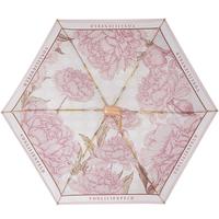 VONLILIENFELD费乐德超轻遮阳伞六折双层包包伞小巧便携专业防晒伞upf50扁伞 扁六折-法式牡丹（双层隔热）